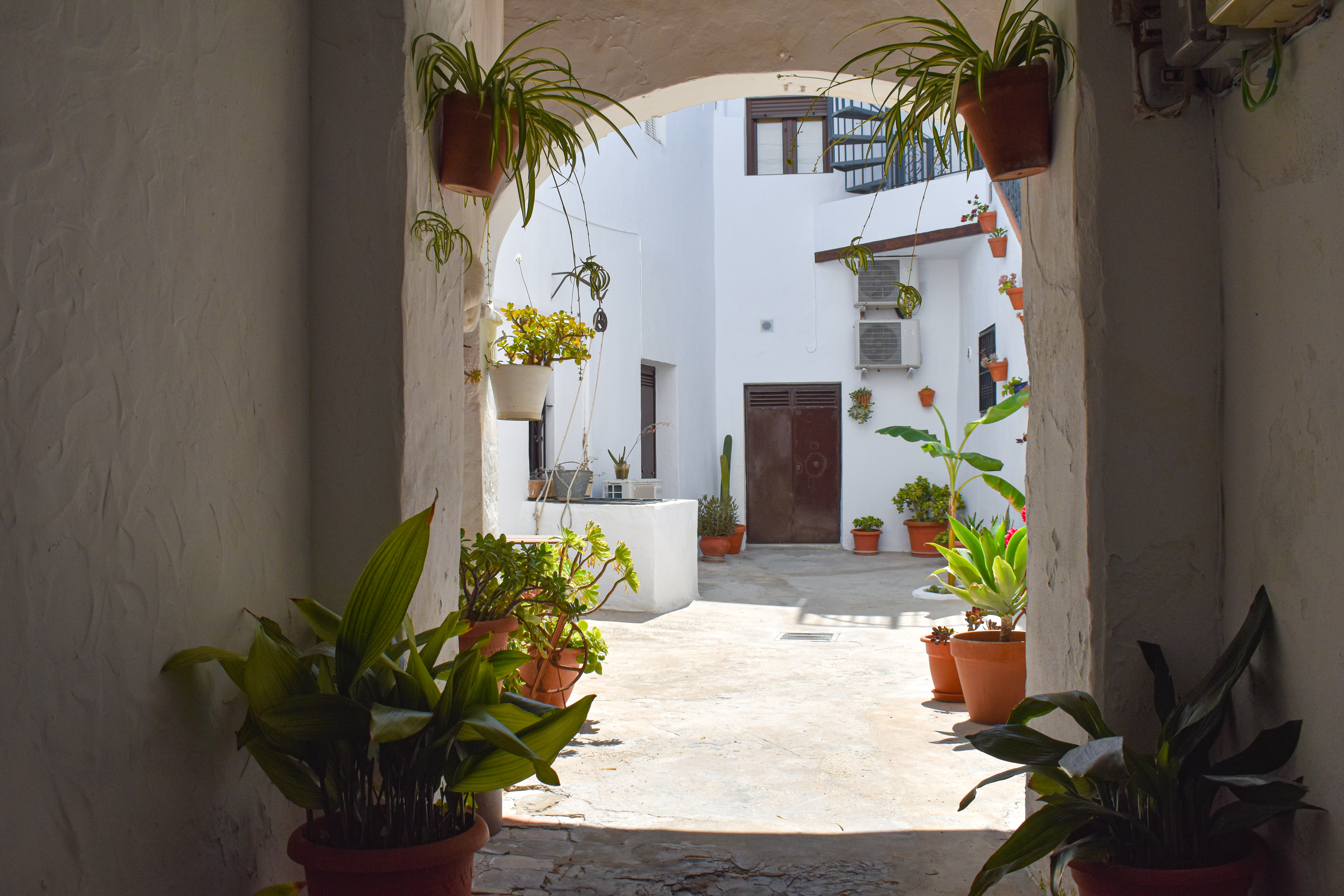 Interior y espacios del Loft la Abuela en Vejer